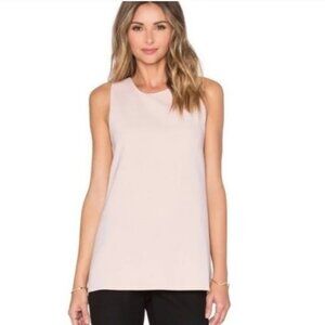 NWT Theory Women's Summer Suit Top size S (sep. size 4 bottoms) BLUSH Crepe